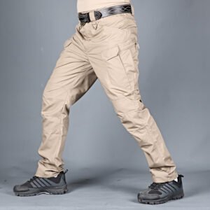 Tactical Pants Summer Male Special Arms Camouflage Overalls – Khaki, M