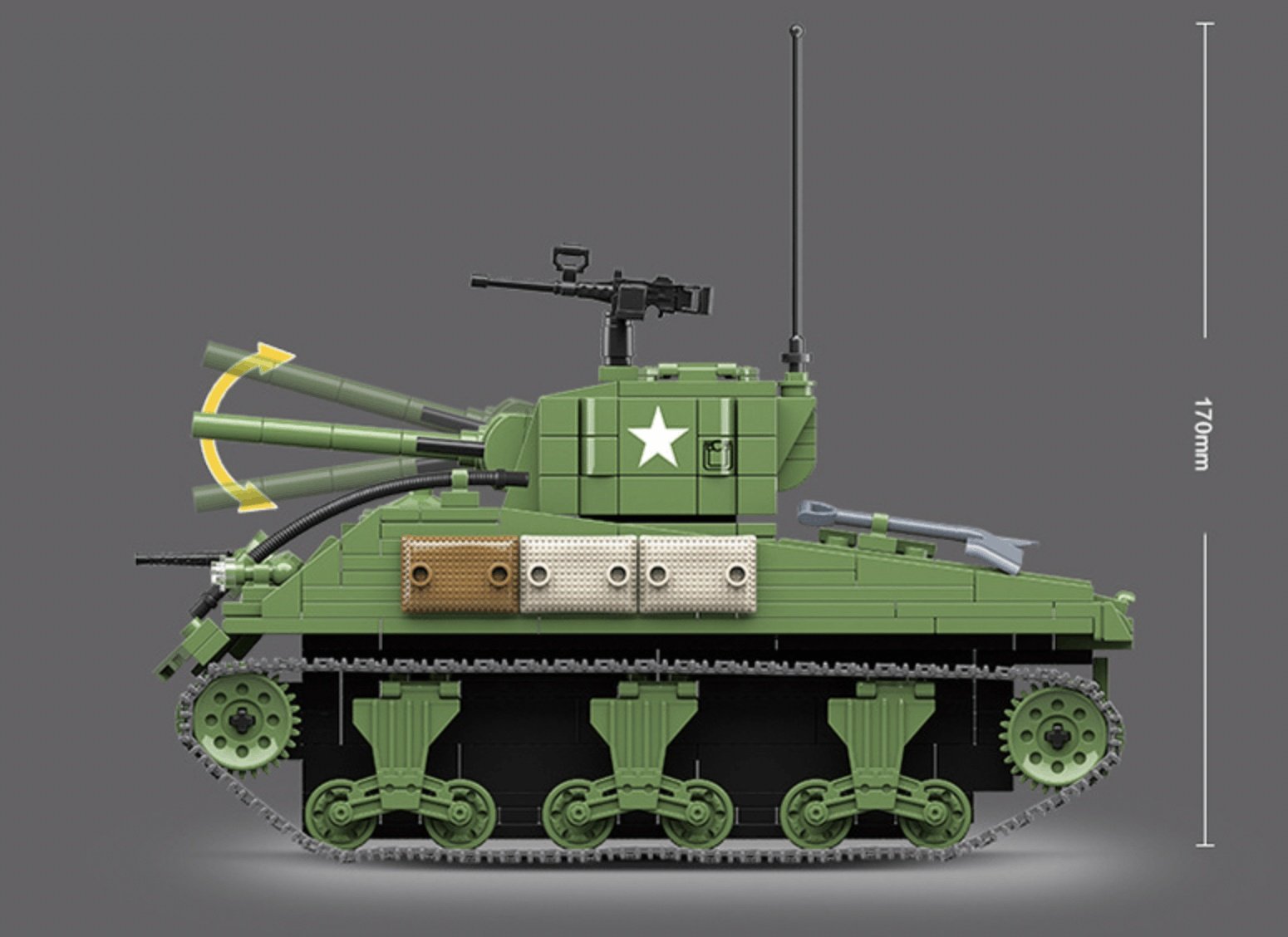 Tank Series Model Building Block Toys Compatible - Image 4