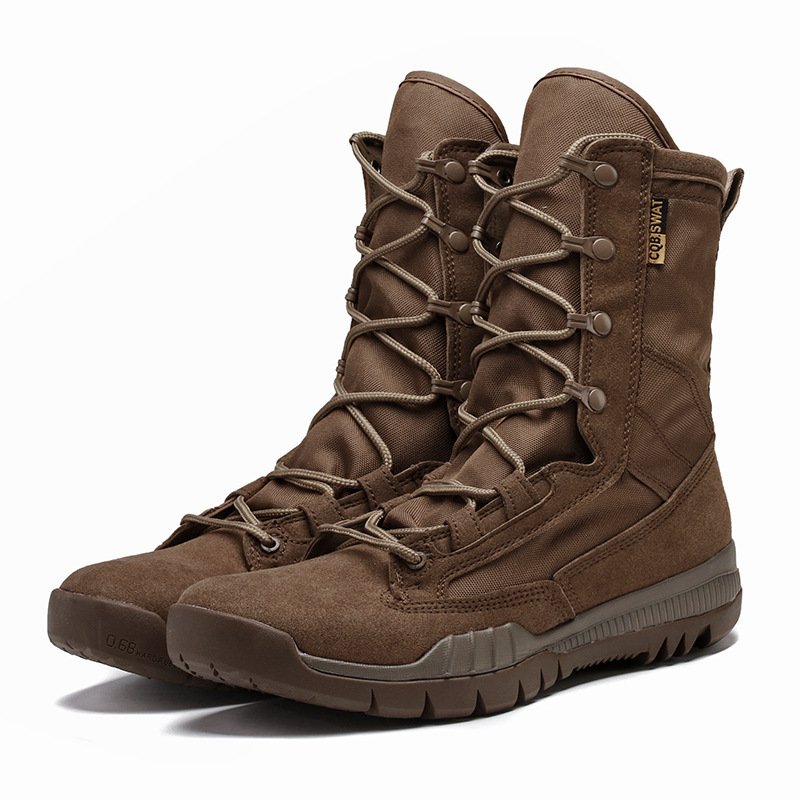 Light And Breathable High-top Cross-border Large Size Combat Boots - Image 2