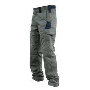 Beetle Outdoor Tactics Men’s Spring And Autumn Breathable And Wearable Multi-pocket Loose Camouflage Cargo Pants – Green, 2XL