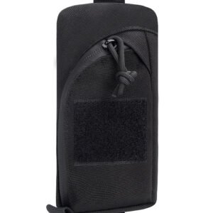 Portable Military Fan Outdoor Tactics Mobile Phone Bag – Black