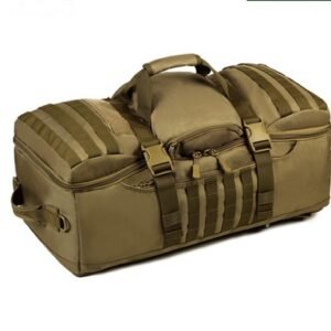 Tactical Camouflage Outdoor Large Capacity Backpack Waterproof Handbag – Wolf brown