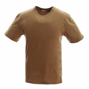 Summer Cross-border European Size Outdoor Army Fan Round Neck Tactical Top Half Sleeve Men’s Cotton Tactical Camouflage T-shirt Short Sleeve – Khaki, XXL