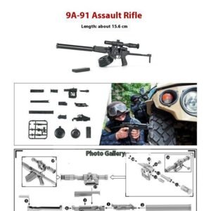 Assault Rifle Machine Gun Assembly Model Ornaments – 9A91