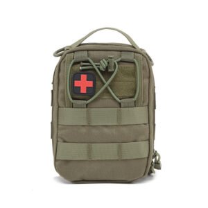 Tactical Medical Storage Bag Outdoor Sports Outdoor Vehicle First Aid – Army Green