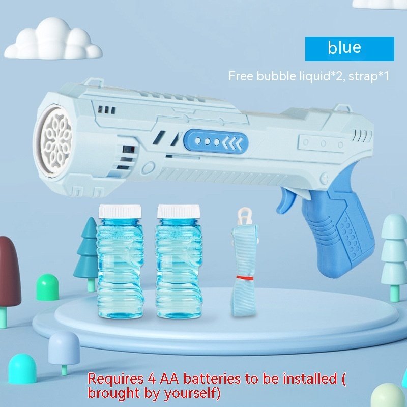 Electric Bubble Gun Children's Automatic Bubble Gatling Outdoor Toy Stall - Image 9