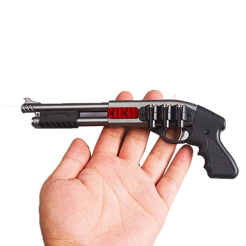 Plastic Rubber Band Gun Miniature Decoration Soft Bullet - Image 6