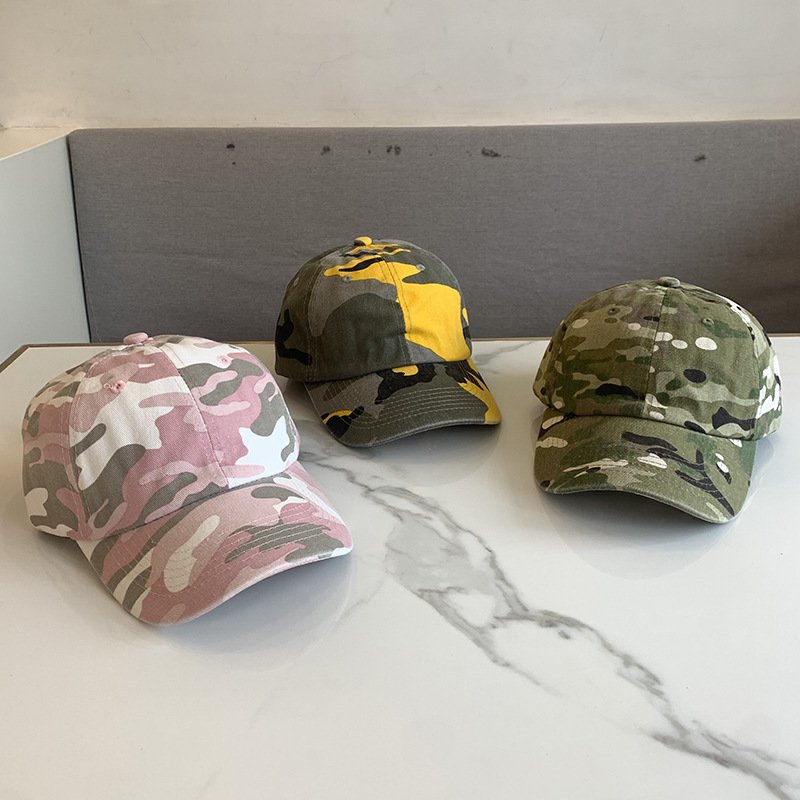 Camouflage Peaked Cap Cotton Versatile Casual - Image 2