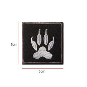 PVC Rubber Velcro Dog Claw Patch – Embroidery Claw