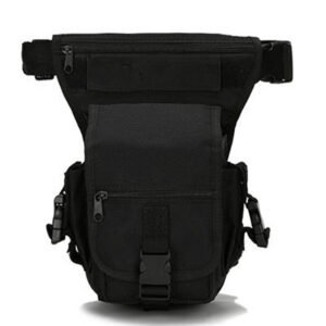 Camouflage 3P Waist Cross-border Source Army Fan Secret Service Tactical Leg Bag – Black