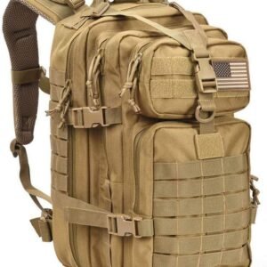 Travel Backpack Army Camouflage Bag Tactical Backpack Men – Khaki