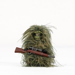 Sniper Camo Ghillie Suit Building Blocks Human Military Building Blocks – Kar98k