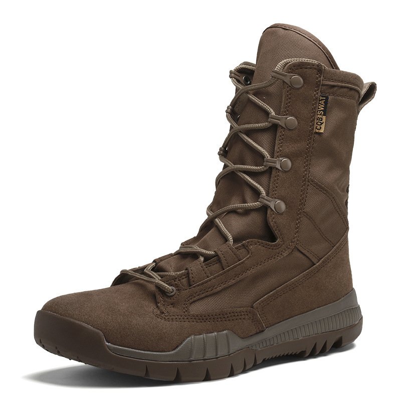 Light And Breathable High-top Cross-border Large Size Combat Boots - Image 5