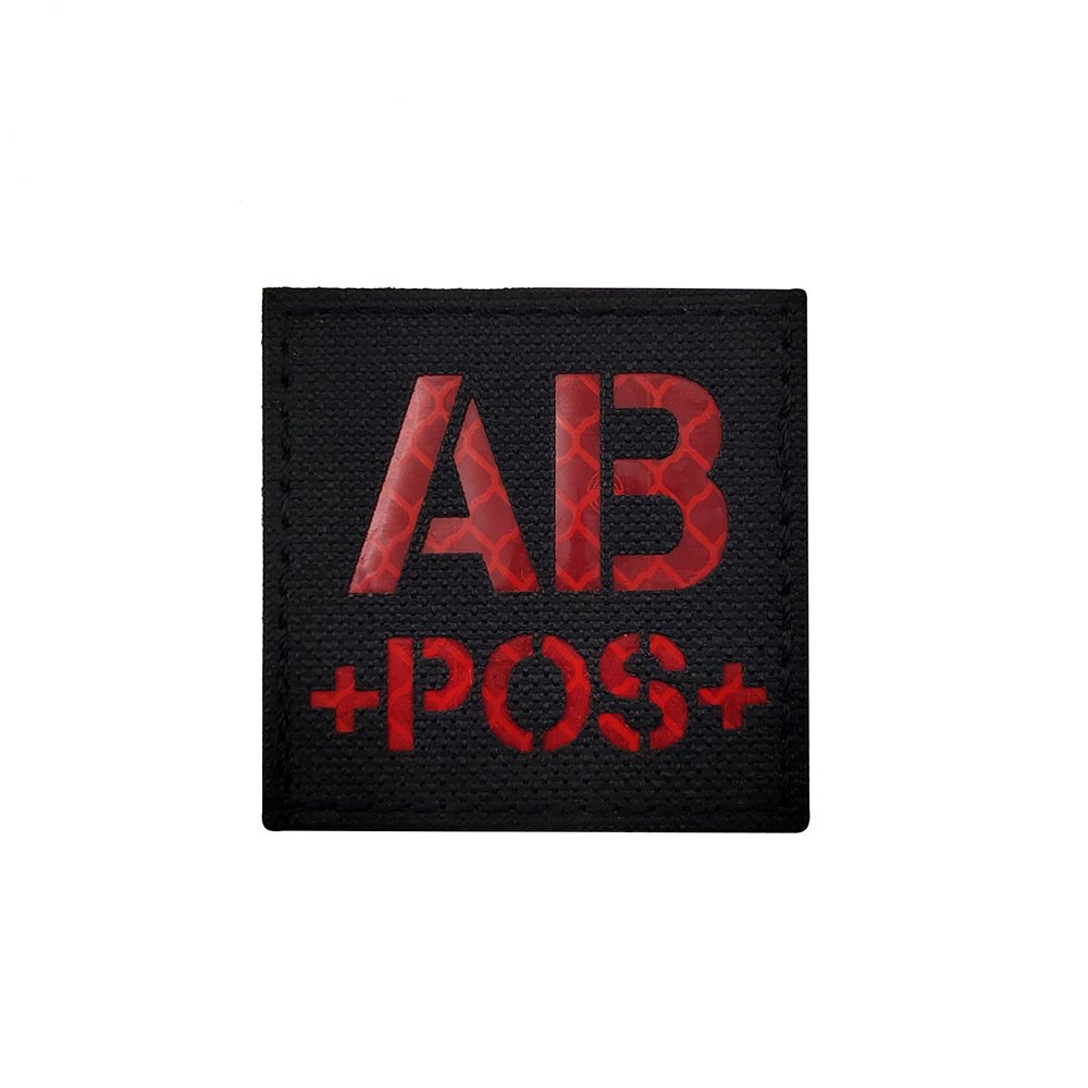 Reflective Blood Type Badge Velcro Armband - Image 10