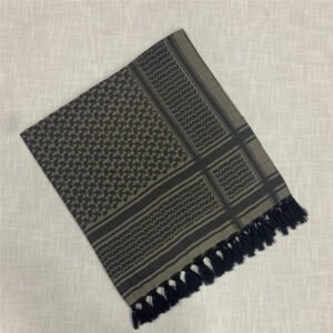 Arabic Khaki Tactical Pure Cotton Scarf – Khaki