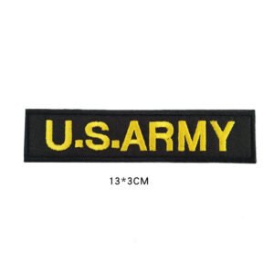 US Army Armband Tactical Embroidery Velcro Chest Strip Patches Medical – F