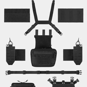 Chest Rig Tactical Chest Rig Molle Modular Micro Fight Chest Rigs With Magazine Pouch For Outdoor Hunting Aisoft