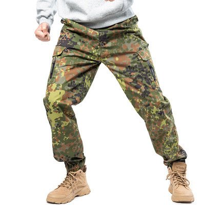 Camouflage Tactical Pants Lattice Fanshui 65 35 Plaid Tactical Pants Drawstring Feet - Image 6