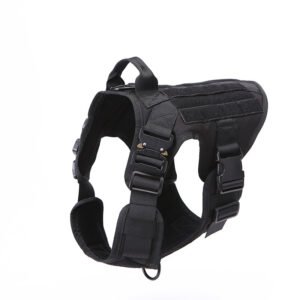 Tactical Dog Clothes Quick Disassembly Dog Vest Outdoor Pet Training Clothes – Black, XL