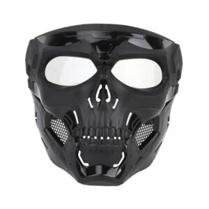 Skull horror helmet mask – Black B