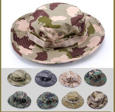 Camouflage Summer Fisherman Outdoor Sunscreen Hat - Image 2