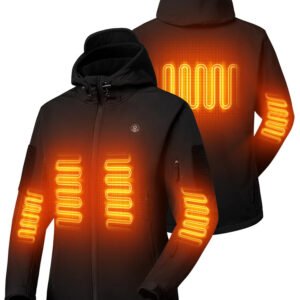 Heated Jacket For Women, ANTARCTICA GEAR Winter Coat With 12V 16000mAh Battery Pack, Soft Shell Heating Hood Jacket