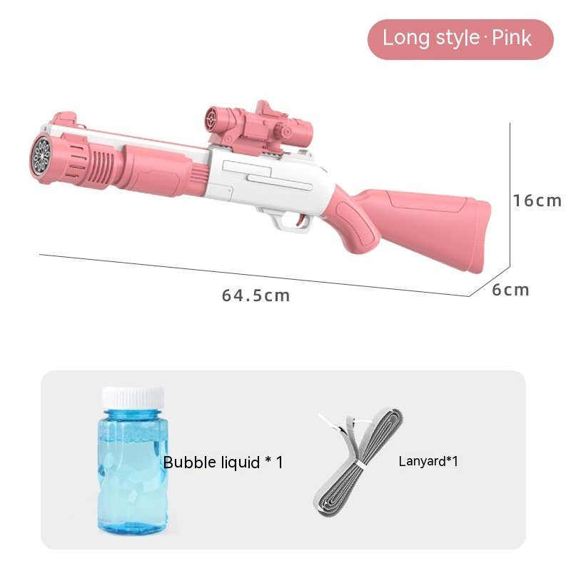 Electric Bubble Gun Children's Automatic Bubble Gatling Outdoor Toy Stall - Image 8