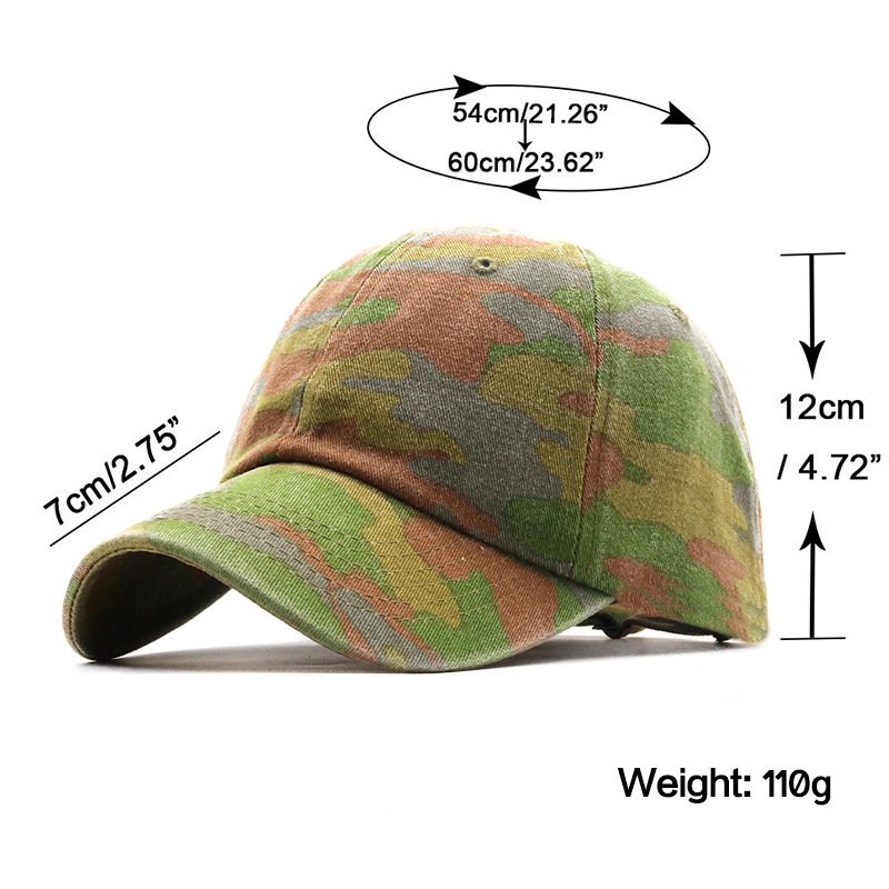 Sun-proof Camouflage Baseball Cap Peaked Cap Sun Hat - Image 2