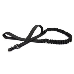 Tactical Cat Harness Small Dog Collar Adjustable 600D Nylon – BlackLeash