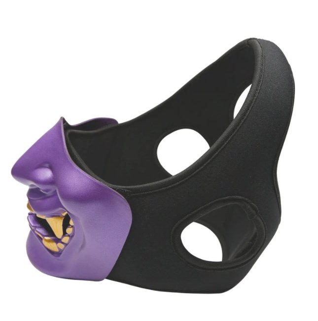 Compatible with Apple, Japanese Ninja Mask Grimace Half Face - Image 2