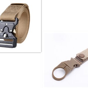 Tactical Belt Military Fan Casual Buckle Belt – B set, Set