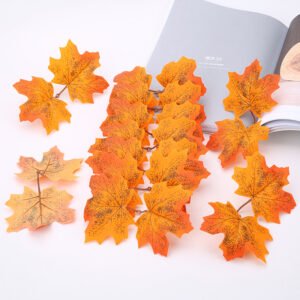 Simulation Leaf Perilla Maple Decoration Diy Scrapbook Shooting Props – 10style, 20PCS