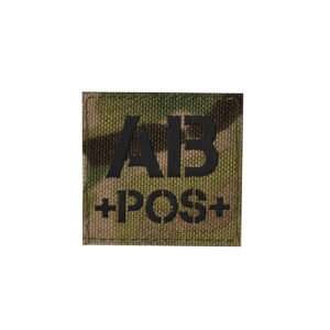 Reflective Blood Type Badge Velcro Armband – ABCPM00016 7