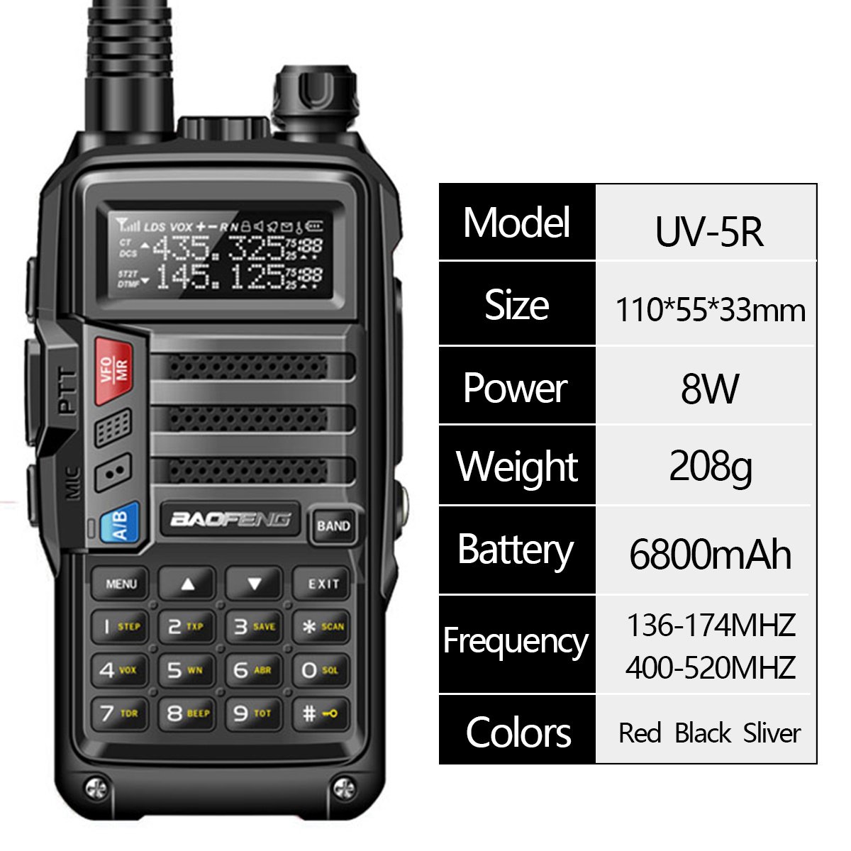 Outdoor Self-driving Tour UV10R FM Walkie-talkie - Image 2