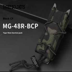 Real CS Tactical 9MM Elastic Functional Outdoor MOLLE Torch Tool Storage Waist Bag – BCP