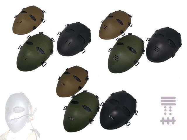 Killer Mesh Full Face Protective Mask Tactical Skull Outdoor Combat Protective Mask - Image 5