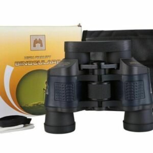 Binoculars 60X60 Powerful Telescope 160000m High Definition For Camping Hiking Full Optical Glass Low Light Night Vision – KLS01 Black