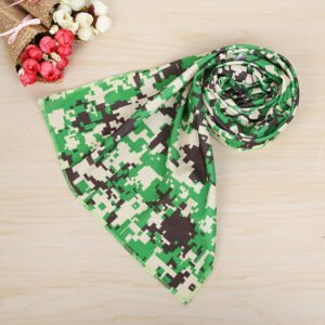 Printed Camouflage Cool Towel Cool Down Sports Towel – Green, 90x30cm