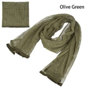 Breathable camouflage outdoor men’s and women’s scarves – Green, Average Size