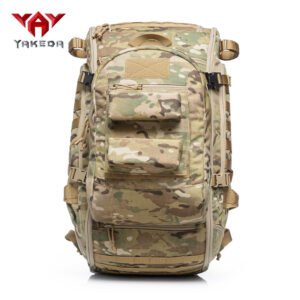 Tactical Army Camouflage Double Shoulder Outdoor Travel MOLLE Child Mother Backpack – CP Camo