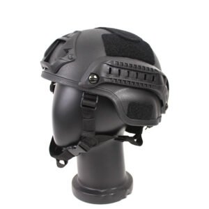 Tactical Helmet Youth Outdoor Summer Camp – Black, 53to57cm
