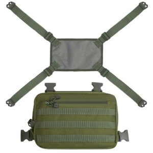 Tactical Outdoor Chest Pocket Practical And Convenient Mesh Breathable Chest Bag