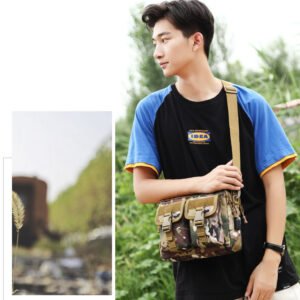 Outdoor One Shoulder Crossbody Bag New Camouflage Tactics Backpack Men’s Portable Travel Pouch