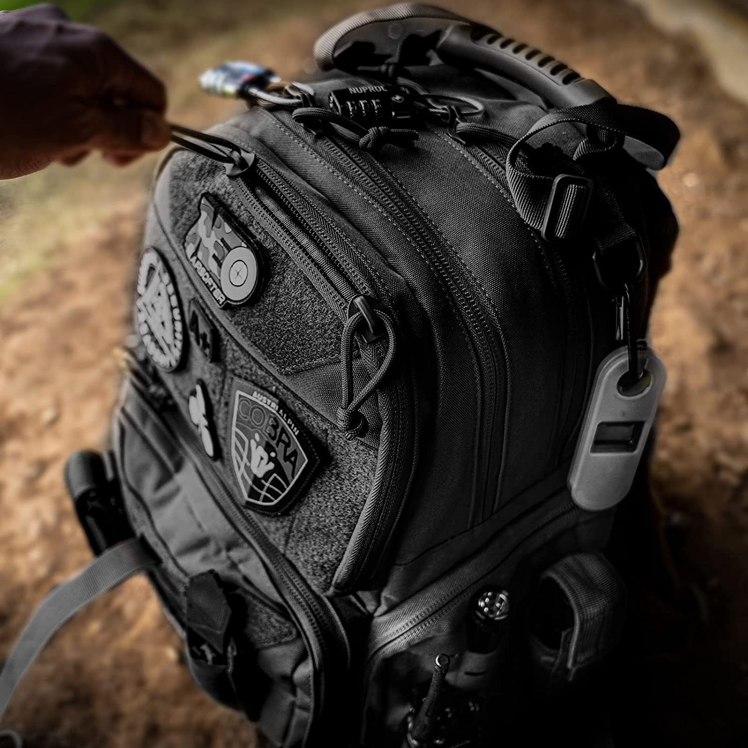 Tactical Range Backpack Bag, VOTAGOO Range Activity Bag For Handgun And Ammo, 3 Pistol Carrying Case For Hunting Shooting - Image 7