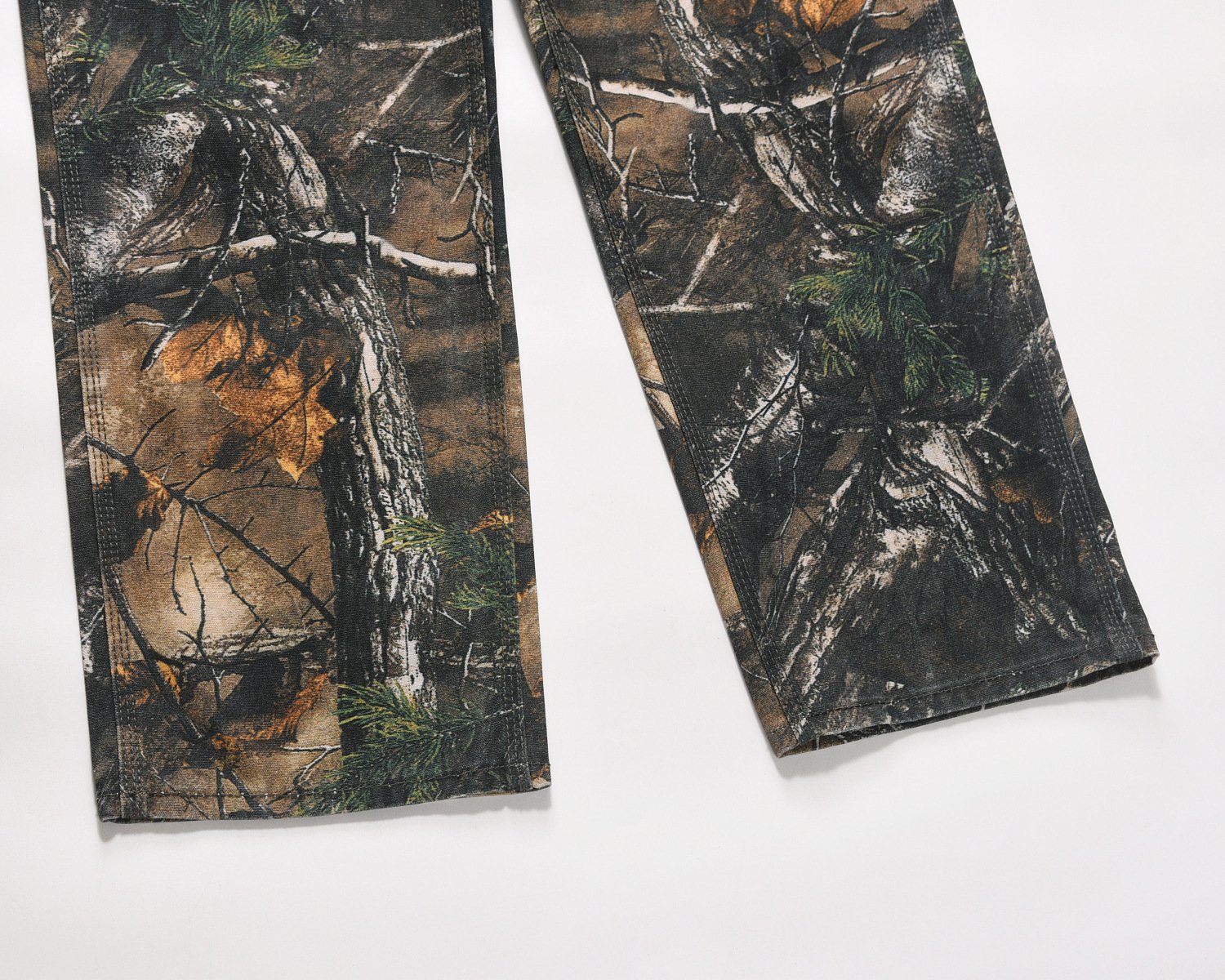 American Retro Safari Jacket Dead Leaf Camouflage Distressed Street Tactics Full Printed Branch Pants - Image 4