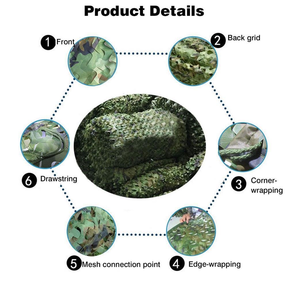 Camouflage Anti-Aerial Green Shade Net Jungle - Image 3