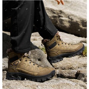 Men’s Plus Size Warm High Top Outdoor Cotton Shoes