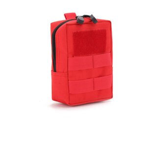 Tactical Dog Clothes Quick Disassembly Dog Vest Outdoor Pet Training Clothes – Red storage bag, 16.5x12x5.5cm
