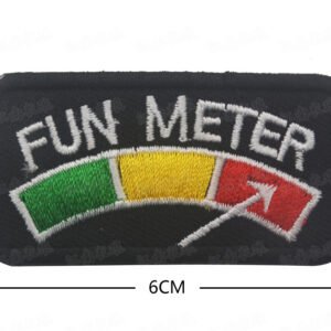 Stars And Stripes Patch Standard Profile Embroidered Armband Velcro – Fuel gauge black