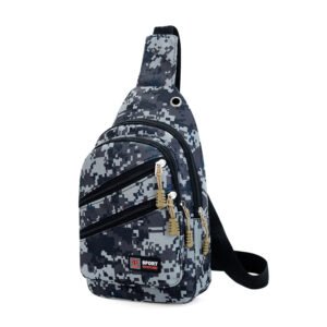 Outdoor Camouflage Chest Bag Men’s Outdoor Sports And Casual Crossbody Bag